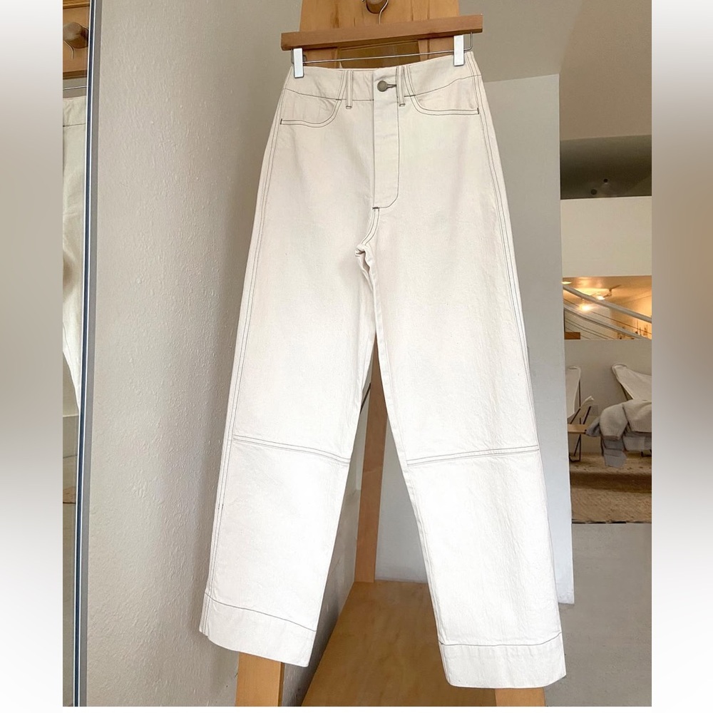Micaela Gregg seamed jeans